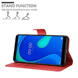 Cadorabo Coque WIKO Y80 Etui en Rouge