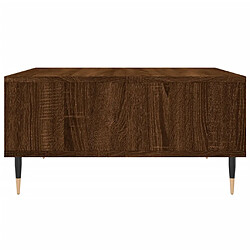 Acheter vidaXL Table basse chêne marron 60x60x30 cm bois d'ingénierie