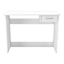 Mes Bureau 1 tiroir 100,6x50,1x76,5 cm blanc mac