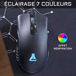 Combo KRYPTON - THE G-LAB - Pack Clavier et Souris Gamer Filaire Rétro - Éclairage RGB pas cher