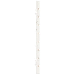 Acheter vidaXL Tête de lit murale Blanc 206x3x63 cm Bois massif de pin