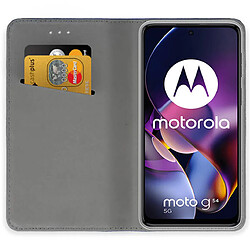 Avis Htdmobiles Housse pour Motorola Moto G54 5G - etui coque pochette portefeuille + verre trempe - ROUGE MAGNET