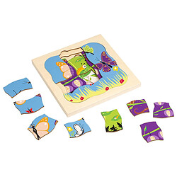 Educo Puzzle en Bois - la vie du papillon - jeu Montessori