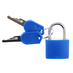 Acheter Mini Cadenas En Acier Valise Cadenas De Voyage Quotidien Avec 2 Clés Bleu Foncé