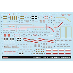 Stencils for P2V Neptune - 1:72e - Plus model