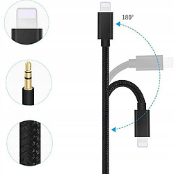 Acheter GUPBOO Câble Aux Mini Jack 3.5mm pour iPhone Lightning 1m,JL507