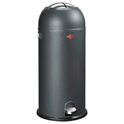 Wesco Kickmaster Poubelle à Pédale Graphite 40 L