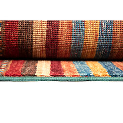 Vidal Tapis de laine 245x171 rouge Torkman pas cher