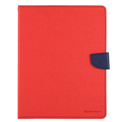 Wewoo Smart Cover rouge pour iPad 4/3/2 Housse en cuir avec support et fentespour cartes porte-cartes