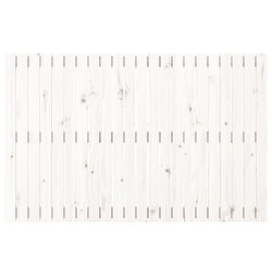 Avis vidaXL Tête de lit murale Blanc 140x3x90 cm Bois massif de pin