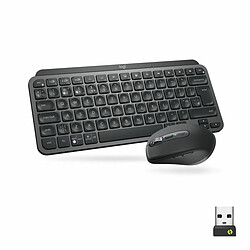 Logitech 920-011061 - Graphite Clavier sans fil - QWERTY US - Rechargeable - Bluetooth / USB-C - Portée 10 m