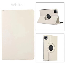 Housse Cover Etui protection pour Xiaomi Pad 6S Pro 12.4 pouces rotative 360 degrés blanche - Pochette XEPTIO