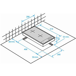 Domino électrique 30cm 2 feux inox - hdce32200x - BEKO