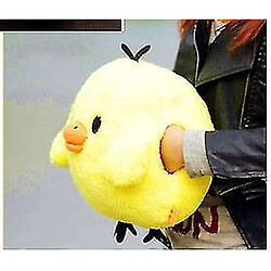 Universal Ours brun petit poulet jaune jouets de peluche caricaturé doux caricatures à main chaude en hiver (30 * 25 * 15cm)