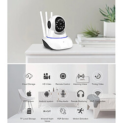 Universal Caméra 1080p Application 2.4G 5G Dual Band WiFi Caméra de sécurité Home CCTV Camera Surveillance Infrared Mirror Baby Monitor | Caméra de surveillance