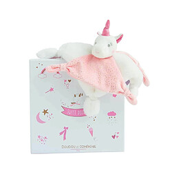 Doudou Licorne rose - Doudou et compagnie