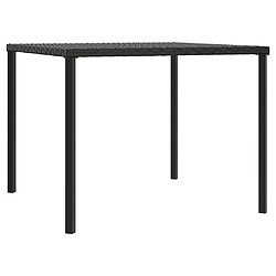 Maison Chic Mobilier à dîner 2 pcs de jardin avec coussins - Ensemble table et chaises d'extérieur - Salon/Mobilier de jardin classique gris rotin -MN71978 pas cher