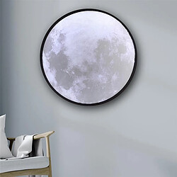 Universal 20 cm miroir de salle de bains créatif LED maquillage mural pendaison miroir de rasage lampe lune accessoires de décoration de la maison | miroir de bain pas cher