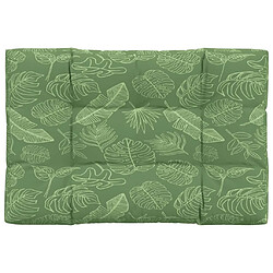 Maison Chic Coussin Confort | pouf | Coussin de palette à motif de feuilles 120x80x12 cm Tissu -GKD36906