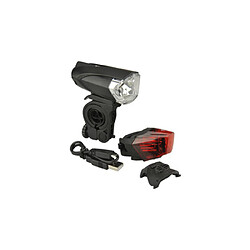 Unitec FISCHER Kit d'éclairage LED/USB pour vélo 35 Lux ()