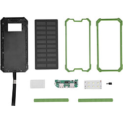 SANAG Chargeur,Batterie Externe,Power Bank,R Power Bank,Portable 20000Mah Ide Dual Usb E Power Bank Case Diy Kit (Vert)