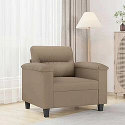 Maison Chic Fauteuil Relax pour salon | Fauteuil Cappuccino 60 cm Similicuir -GKD86326