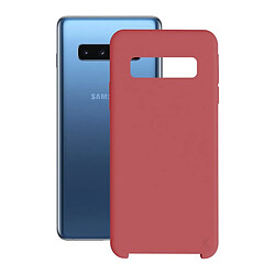 Protection pour téléphone portable Samsung Galaxy S10+ KSIX Soft Rouge