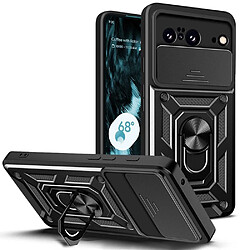 Htdmobiles Coque pour Google Pixel 8 5G - housse etui rigide anti choc + film ecran - NOIR