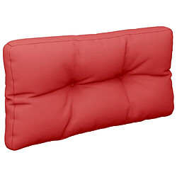 Acheter vidaXL Coussins de palette lot de 2 rouge tissu