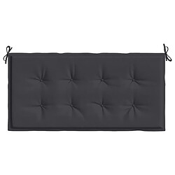 Acheter Maison Chic Coussin Confort | pouf | Coussin de banc de jardin noir 120x50x3 cm tissu oxford -GKD21233