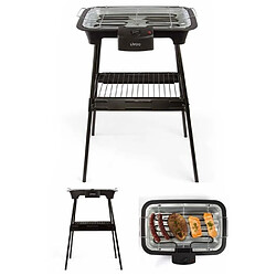 Avis Livoo Barbecue Electrique sur Pieds ou de Table noir 2000W + Set de 4 accessoires DE CUISSON