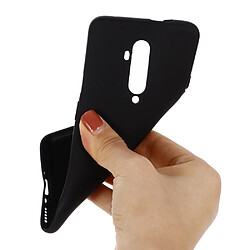 Wewoo Coque Pour Oneplus 7T PRO Housse de protection antichoc en silicone liquide de couleur unie noir pas cher