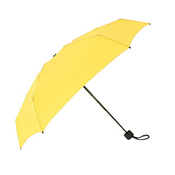 Parapluie Pliant Portatif Coupe-vent Anti UV Parapluie Compact Jaune pas cher