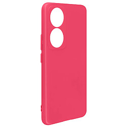 Avizar Coque pour Honor 90 Semi-rigide Soft-touch Fast Cover Fuchsia