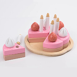 25 Pcs Enfants Cuisine Jouets Bricolage Coupe Gâteau D'anniversaire Semblant Jouer Jouets Alimentaires