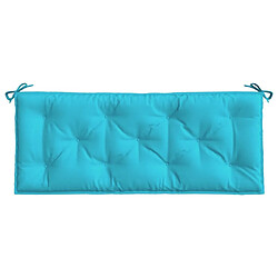 Acheter Maison Chic Coussin Confort | pouf | Coussin de banc de jardin turquoise 120x50x7 cm tissu -GKD69833