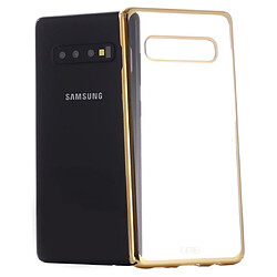 Acheter Wewoo Coque Rigide Pour Galaxy S10 GEBEI Etui de protection plaquage antichoc PC Or