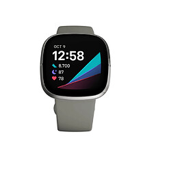 Avis Fitbit FB512SRSG Montre Intelligente 1.58? Bluetooth Synthetic IOS Android Gris Argent