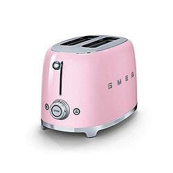 Grille-pains 2 fentes 950w rose - tsf01pkeu - SMEG