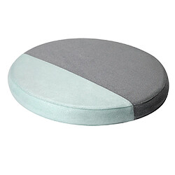 Coussin De Chaise Rond En Mousse à Mémoire Coussin Respirant Doux Gris Vert