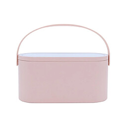 Universal Organisateur de cosmétiques avec miroir de maquillage à LED 2 en 1 coffret de maquillage portable pas cher