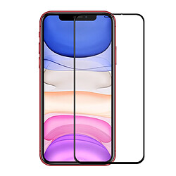 Wewoo Film de verre trempé de plein écran incurvé pour iPhone 11 / iPhone XR 0.26mm 9H 6D