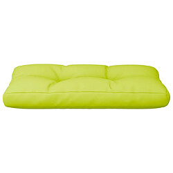 Acheter vidaXL Coussin de palette vert vif 70x40x12 cm tissu