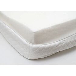 Mendler 10cm Surmatelas en mousse à froid HWC-E63, Couvre-matelas, housse de matelas ~ 90x200cm pas cher