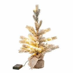 Paris Prix Sapin de Noël Déco Led Enneigé 81cm Vert