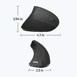 Universal 2,4 g de souris ergonomique verticale USB sans fil