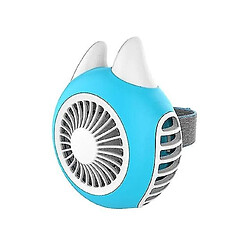 Acheter Mini Ventilateur d'été 2020 Style Turbo Sans Feuilles Ventilateur De Bureau Portable Portable Rechargeable Par Usb Avec Sangles à Cadran Rotatif