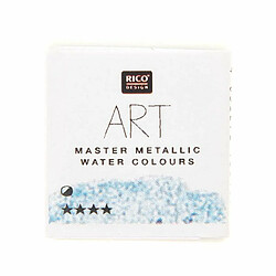 Rico Peinture Aquarelle métallique 1/2 godet - Bleu clair