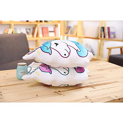 Universal 50cm Animaux de dessin animé Licorne Oreiller en peluche Jouet en peluche douce Idée de coussin de décoration de chambre d'enfant | Oreiller de luxe (violet)