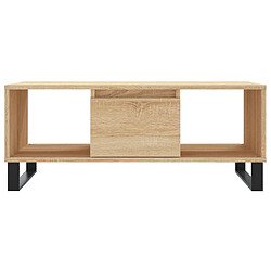 Acheter vidaXL Table basse Chêne sonoma 90x50x36,5 cm Bois d'ingénierie